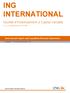 ING INTERNATIONAL. Société d'investissement à Capital Variable. Semi-annual report and unaudited financial statements. R.C.S. Luxembourg N B