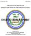 THE UNITED STATES VIRGIN ISLANDS OFFICE OF THE VIRGIN ISLANDS INSPECTOR GENERAL INSPECTION REPORT