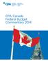 CPA Canada Federal Budget Commentary 2014