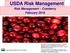 USDA Risk Management