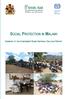 SOCIAL PROTECTION IN MALAWI SUMMARY OF THE ASSESSMENT BASED NATIONAL DIALOGUE REPORT