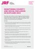 MONITORING POVERTY AND SOCIAL EXCLUSION IN SCOTLAND 2015