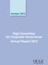 October 2015 High Committee for Corporate Governance Annual Report 2015