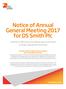 Notice of Annual General Meeting 2017 for DS Smith Plc
