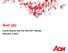 Aon plc. Fourth Quarter and Full Year 2017 Results February 2, 2018
