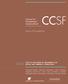CCSF. Council on Foundations - Commonfund. Study of Foundations STUDY OF INVESTMENT OF ENDOWMENTS FOR PRIVATE AND COMMUNITY FOUNDATIONS