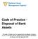 Code of Practice - Disposal of Bank Assets