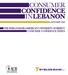 THE BYBLOS BANK/AMERICAN UNIVERSITY OF BEIRUT CONSUMER CONFIDENCE INDEX