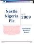 Nestle Nigeria. FSDH Equity Research Report. June 02, 2009 Plc. Equity Research Report: Nestle Nigeria Plc -NIGERIA