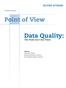 Point of View. Data Quality: The Truth Isn t Out There. Financial Services