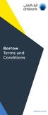 Borrow Terms and Conditions. ahlibank.com.qa
