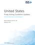 United States. Proxy Voting Guideline Updates Benchmark Policy Recommendations. Effective for Meetings on or after Feb.