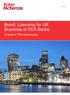 Brexit: Licensing for UK Branches of EEA Banks