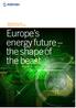 Pöyry Point of View: Shaping the next future. Europe s energy future the shape of the beast