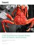Crab Poached from Russian Waters Hurts US Industry and Economy