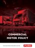 Commercial Motor POLICY