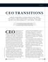 CEO reputation. How investors assess new CEOs