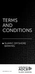 TERMS AND CONDITIONS ISLAMIC OFFSHORE BANKING. adcbislamic.com