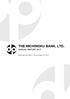 THE MICHINOKU BANK, LTD. ANNUAL REPORT 2017