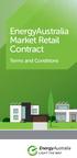 EnergyAustralia Market Retail Contract. Terms and Conditions