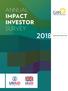 ANNUAL IMPACT INVESTOR SURVEY EIGHTH EDITION