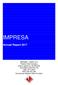 IMPRESA. Annual Report 2017