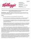 Kellogg Company Reports First Quarter 2018 Results, Reaffirms Full-Year Earnings Guidance, and Updates Guidance for Increased West Africa Investments