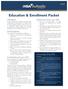 Education & Enrollment Packet