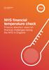 HFMA briefing July NHS financial temperature check Finance directors views on financial challenges facing the NHS in England