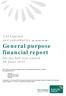 General purpose financial report