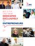 BDC IS THE ONLY BANK DEDICATED ENTREPRENEURS ANNUAL REPORT 2015