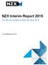 NZX Interim Report For the six months ended 30 June 2015