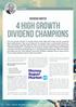 4 High growth dividend champions