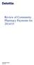 Review of Community Pharmacy Payments for 2014/15