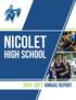 NICOLET HIGH SCHOOL ANNUAL REPORT