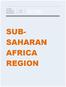 GLOBAL ECONOMIC PROSPECTS June 2013 SUB- SAHARAN AFRICA REGION