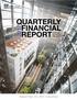 Context of the Quarterly Financial Report. Managing the Balance Sheet