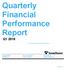 Quarterly Financial Performance Report