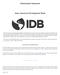 Information Statement. Inter-American Development Bank