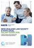 NEW ZEALAND LAW SOCIETY & HAYS LEGAL SALARY GUIDE 2016