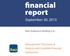 financial report September 30, 2013