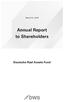 Annual Report to Shareholders Deutsche Real Assets Fund