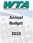 Whatcom Transportation Authority. Annual Budget. WTA Draft Budget 1