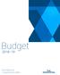 Budget. Estimates and Supplementary Detail