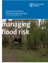 Derwent Catchment Flood Management Plan. Summary Report December managing flood risk