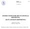 INSTRUCTIONS FOR MFI STATISTICAL REPORTING (RATI AND KOTI REPORTING)
