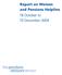 Report on Women and Pensions Helpline 18 October to 10 December 2004