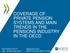 COVERAGE OF PRIVATE PENSION SYSTEMS AND MAIN TRENDS IN THE PENSIONS INDUSTRY IN THE OECD