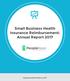 Small Business Health Insurance Reimbursement: Annual Report 2017