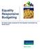 Equality Responsive Budgeting. An expert paper produced for the Equality Commission by Sheila Quinn